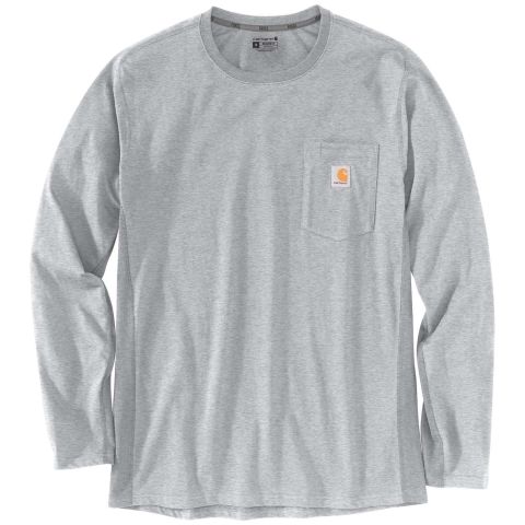 Carhartt Force Relaxed LS T-Shirt Grå
