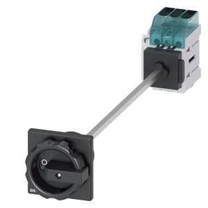 Lastströmbrytare Svart 3-polig 16 mm² 32 A 1 NO, 1 NC 690 V/AC Siemens 3LD32481TK51