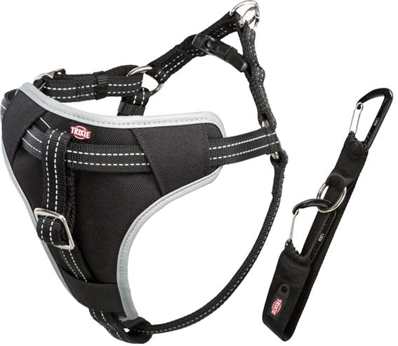 Bilsele Dog Protect, M: 50-65 cm/20 mm, svart