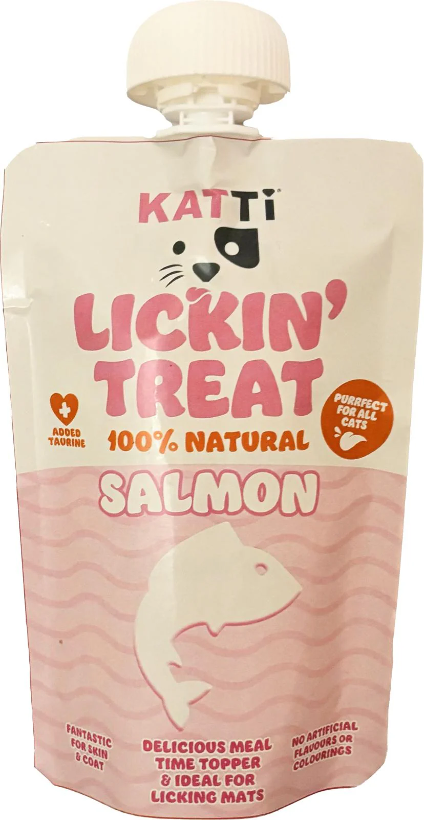 Katti Lickin Treat krämig godbit (lax) 75g