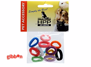 HÅRSNODDAR BLANDADE FÄRGER 10-P