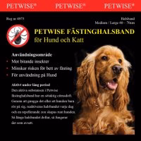 PETWISE FÄSTINGHALSBAND FÖR HUND MEDIUM/LARGE 40-70CM