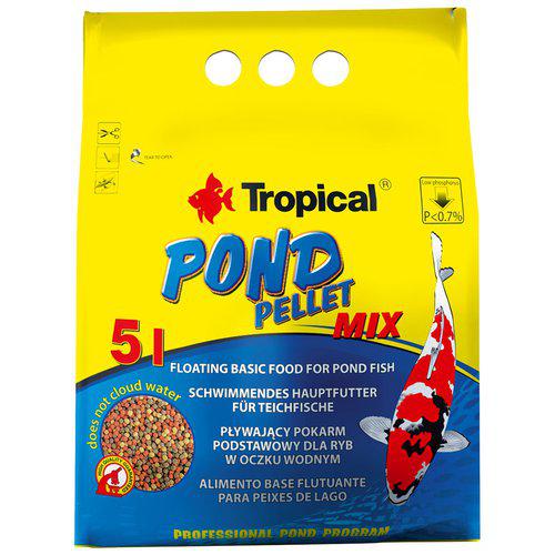 TROPICAL POND PELLET MIX S 5L/650G