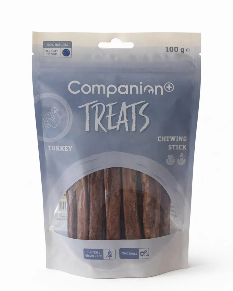Companion+ Vital nöt/kalkonkött tuggpinnar 100g