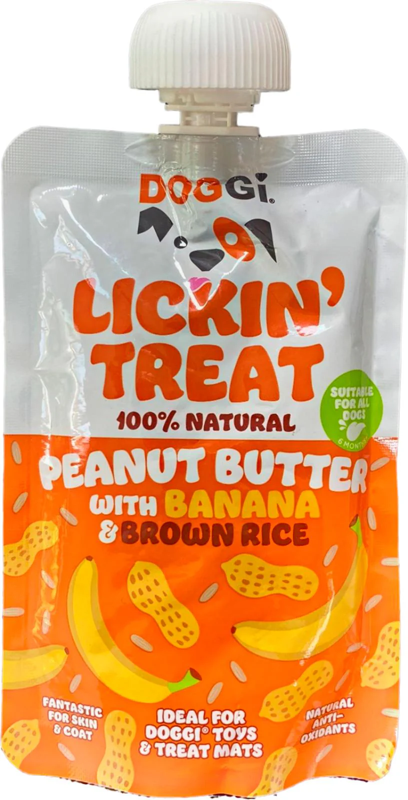 DOGGI Lickin’ treat peanut butter 100g