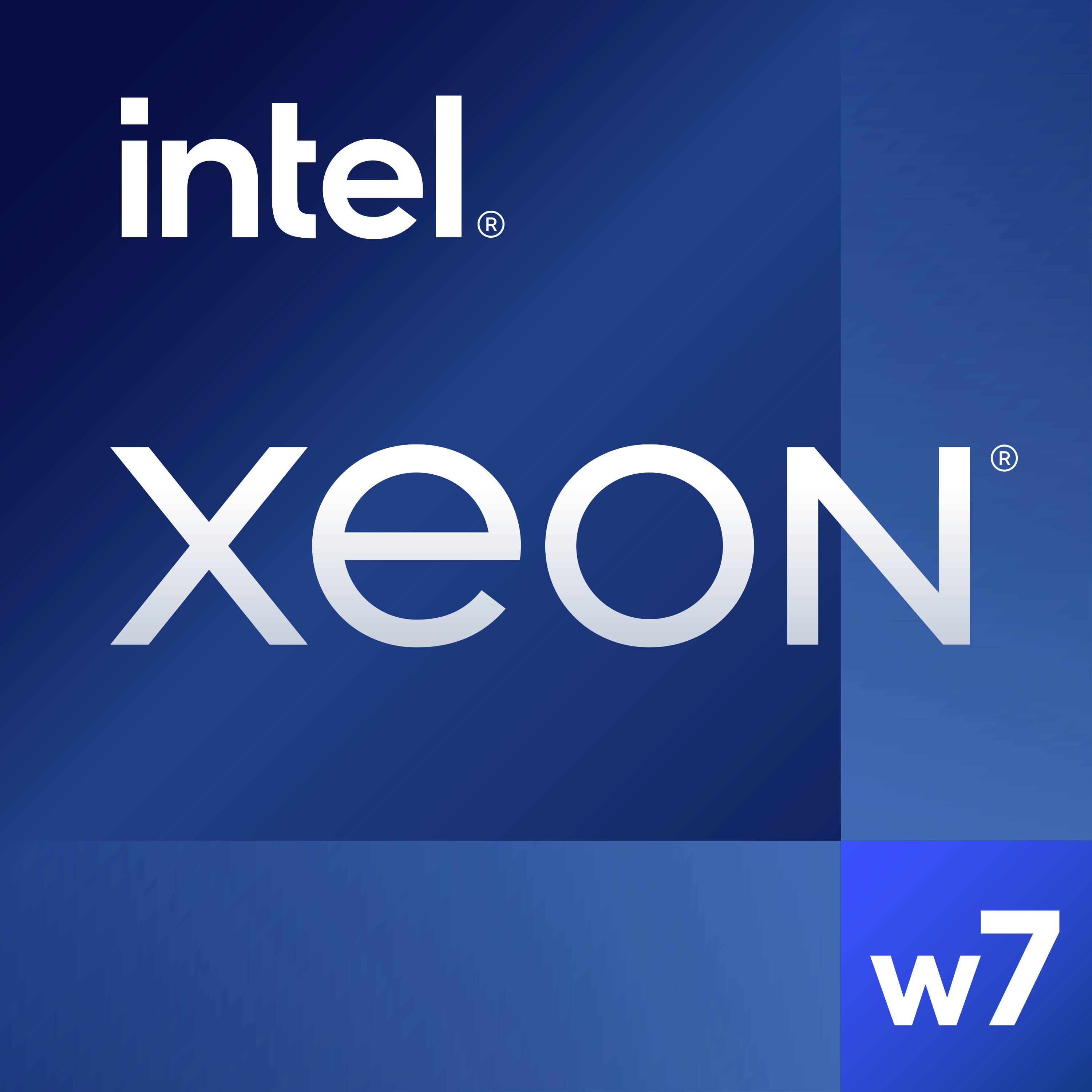 Intel® Xeon® W w7-2495X 24 x 2.5 GHz 24-Core Processor (Bricka) Sockel: Intel® 4677
