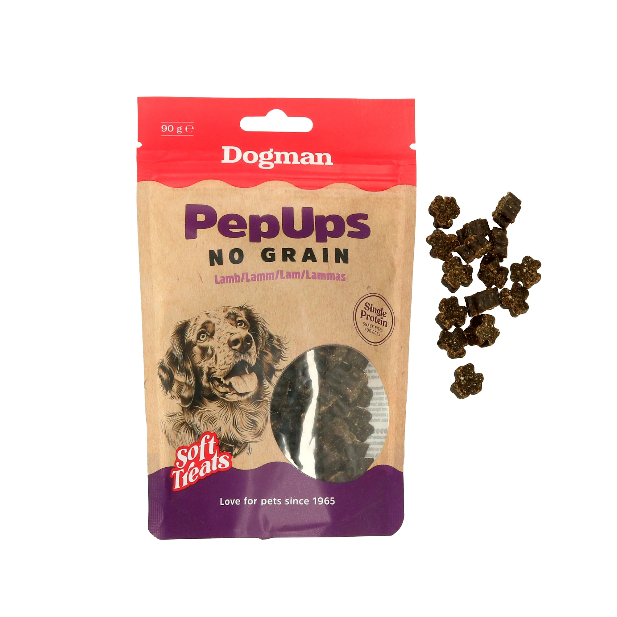 Pep Ups No Grain Lamm Hundgodis 90g