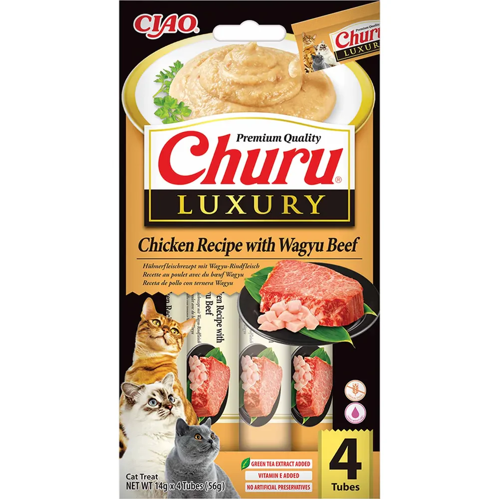 Churu Luxury Chicken With Wagyu Beef 56g
