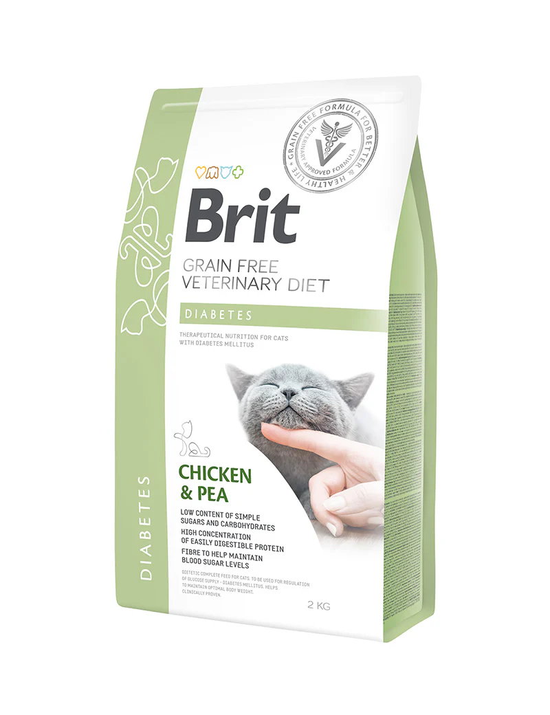 Brit GF Vet Diets Cat Diabetes 2 kg