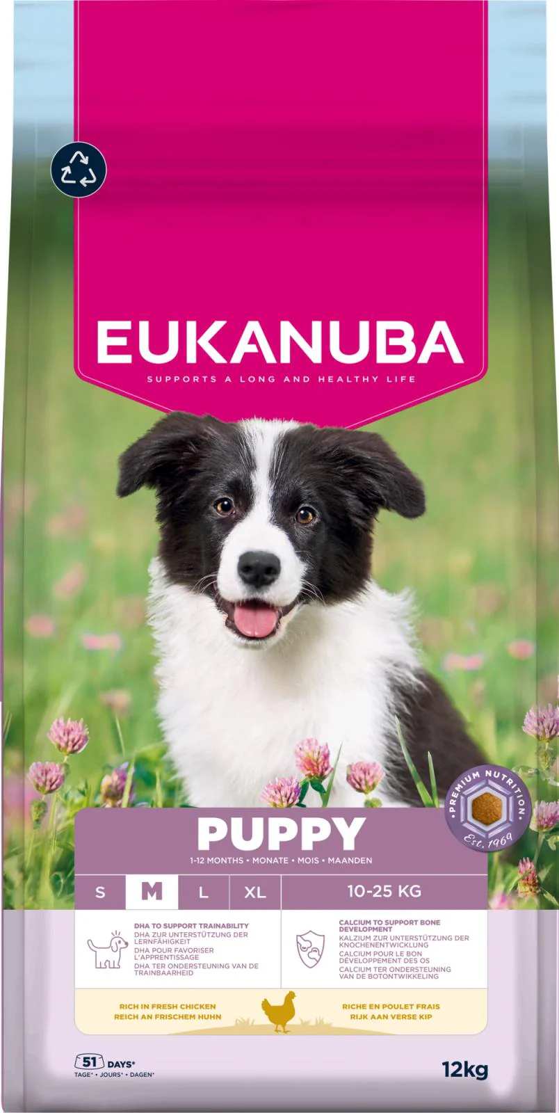 EUKANUBA Puppy Medium Breed Kyckling 12kg