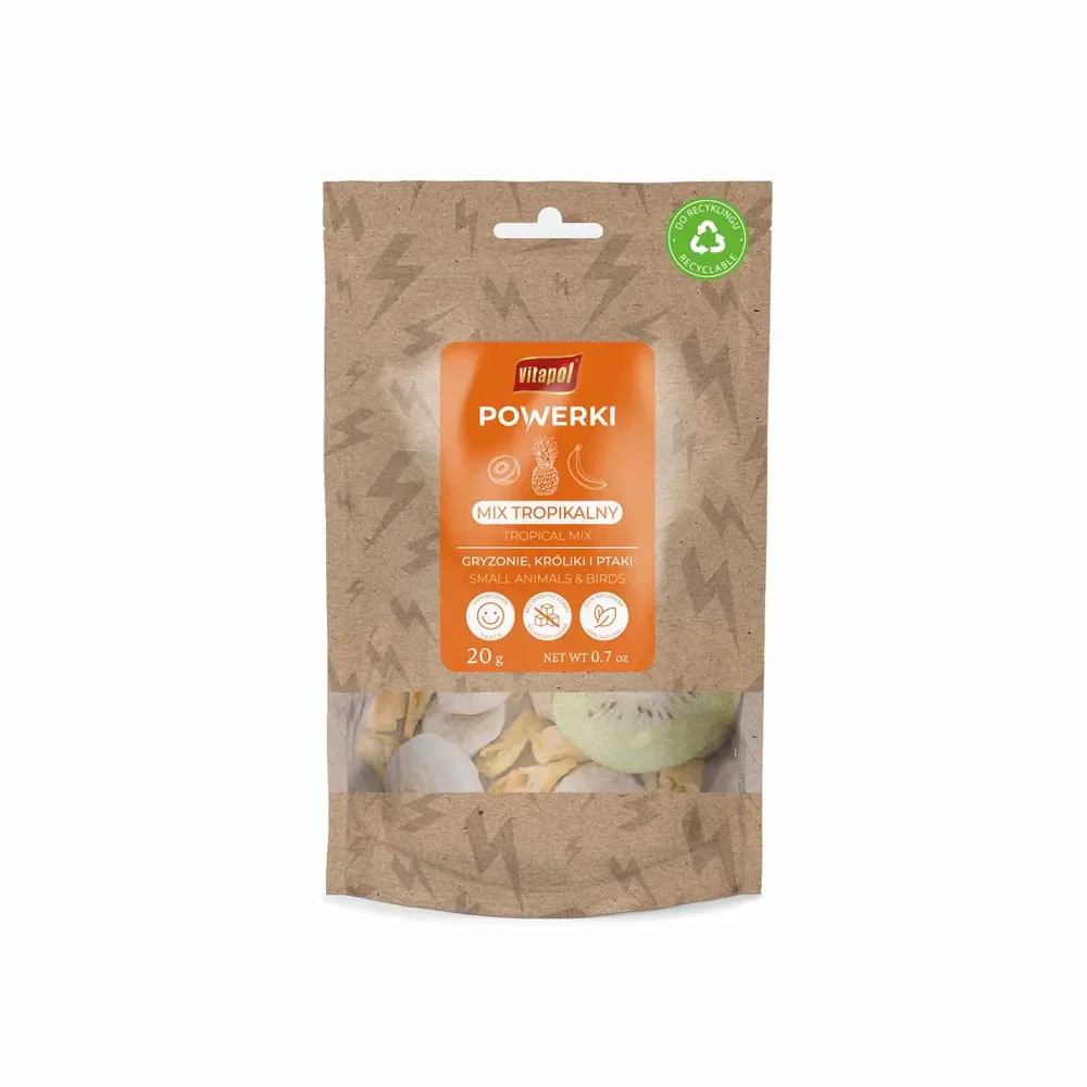 Powerki Freeze-dreid Tropical Mix 20g