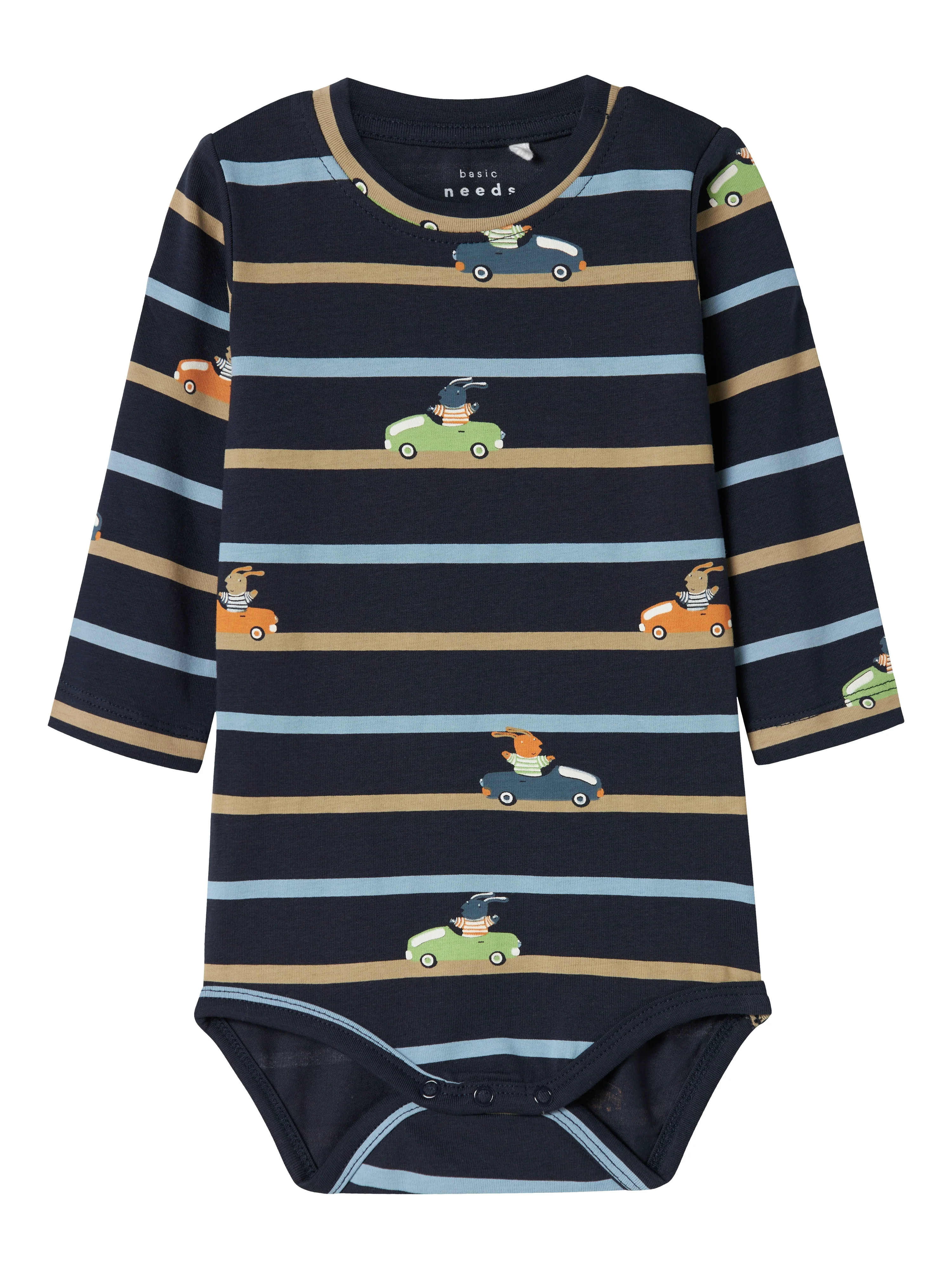 Baby Body Djur Ränder