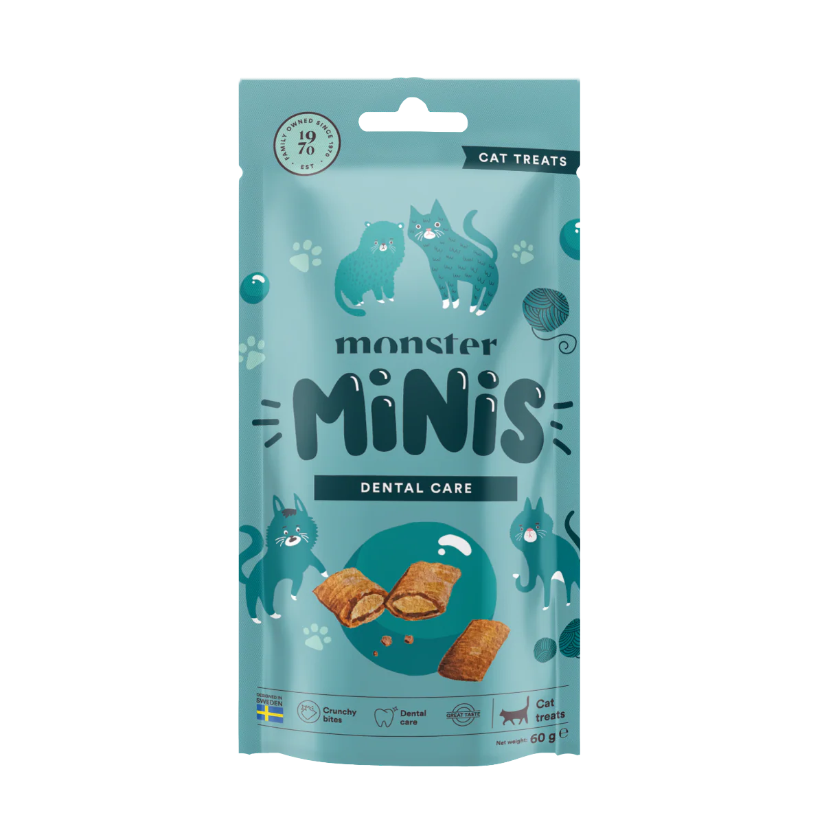 Monster Cat Minis Dental Care 60g