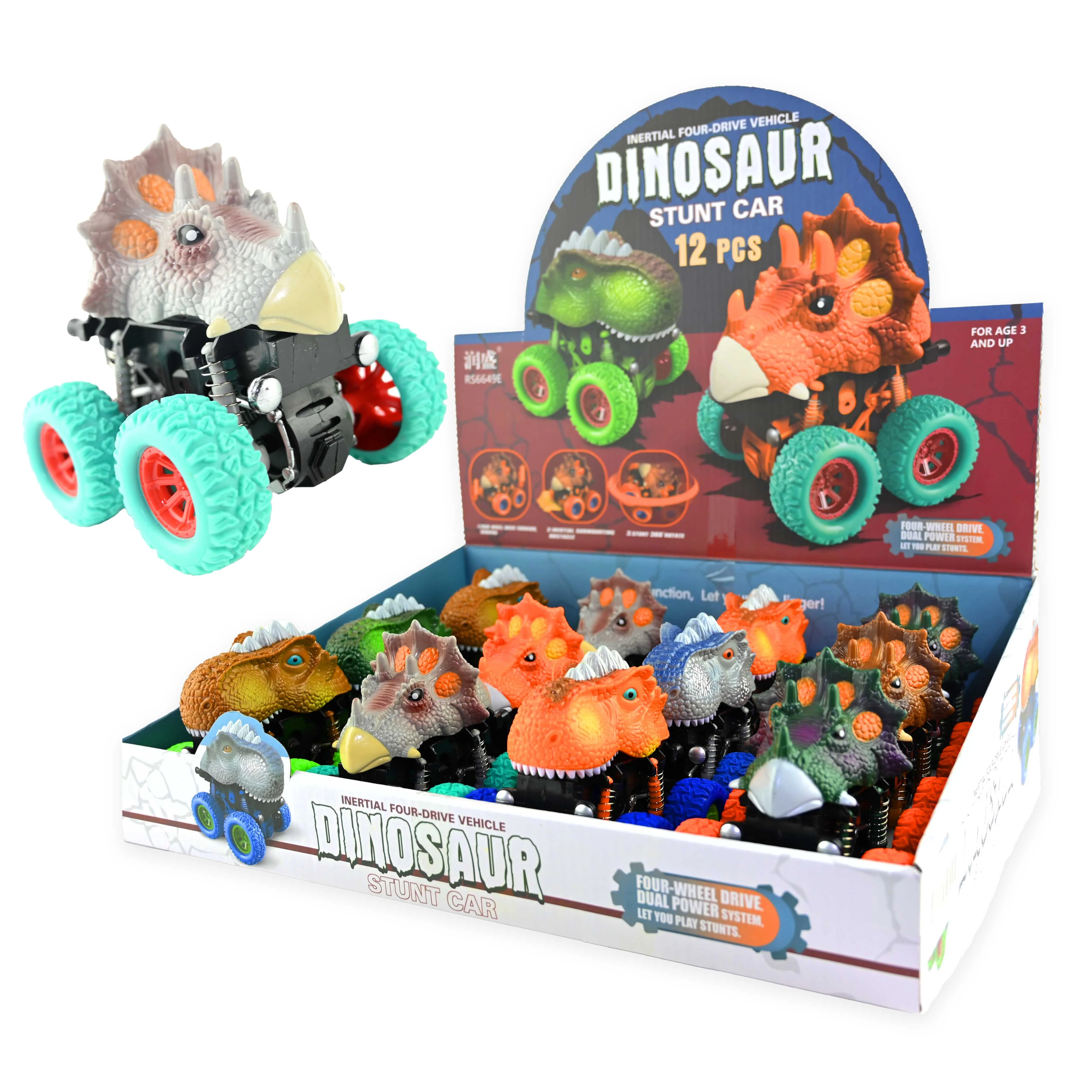 Bil dinosaurie 10cm