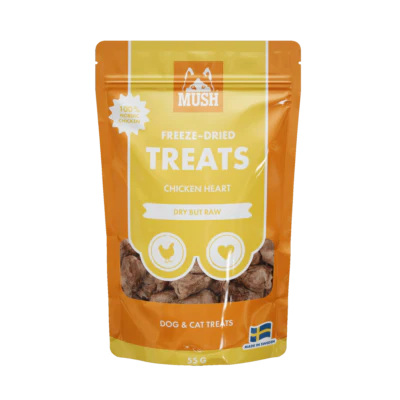 MUSH FREEZE-DRIED KYCKLINGHJÄRTA 50 G