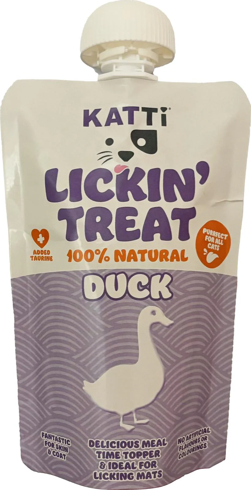 Katti Lickin Treat krämig godbit (anka) 75g