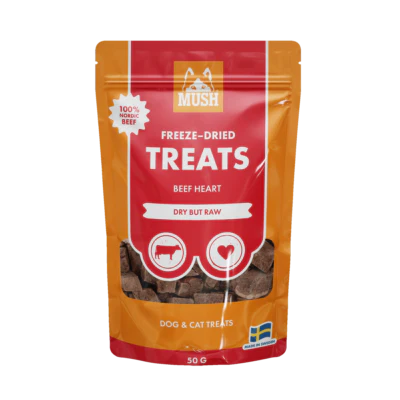 MUSH FREEZE-DRIED NÖTHJÄRTA 50 G