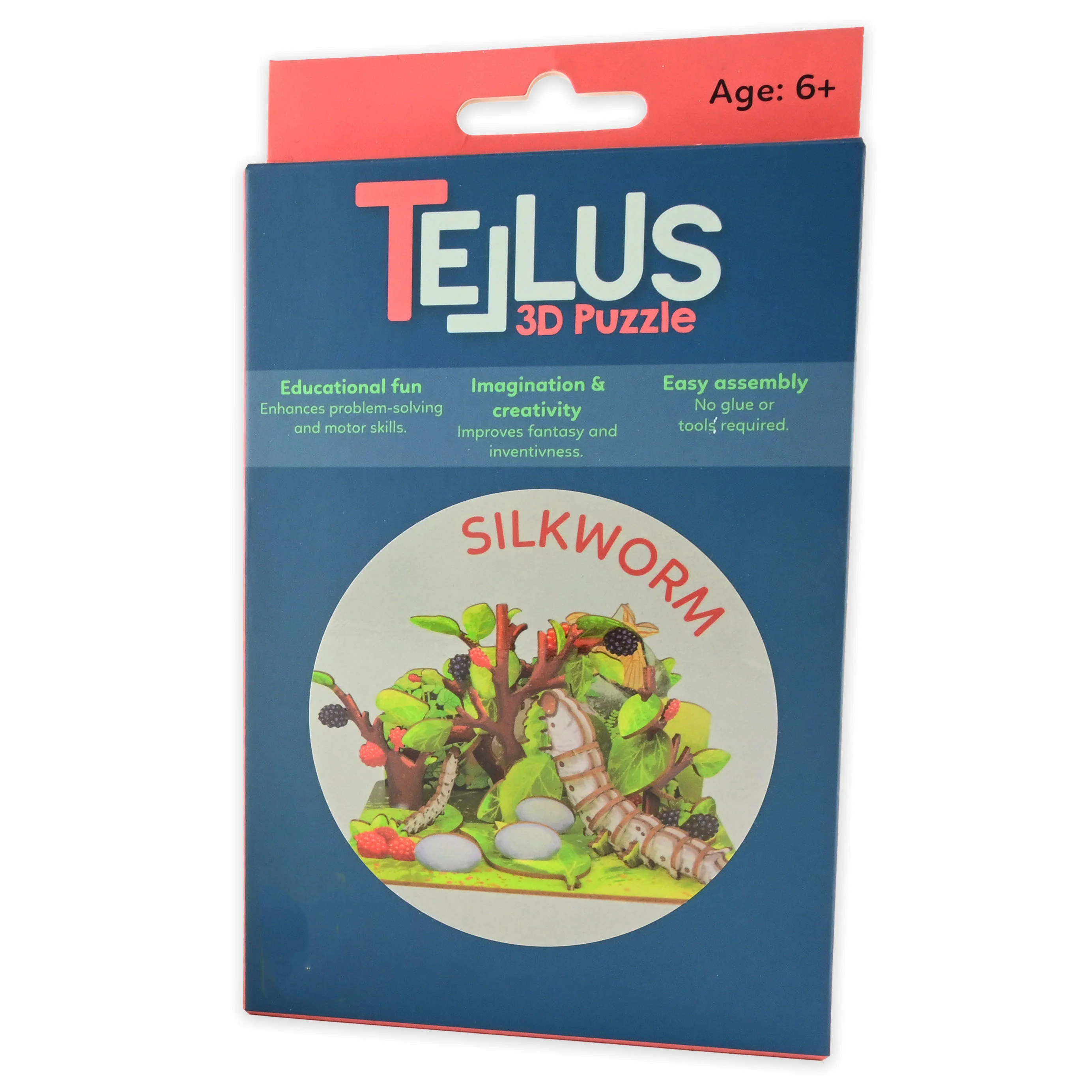 3d vykortspussel silkesmask 17cm