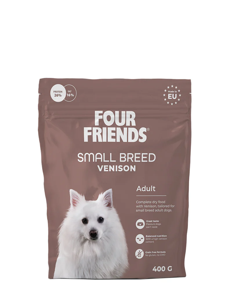FourFriends Dog Small Breed Venison 400 g