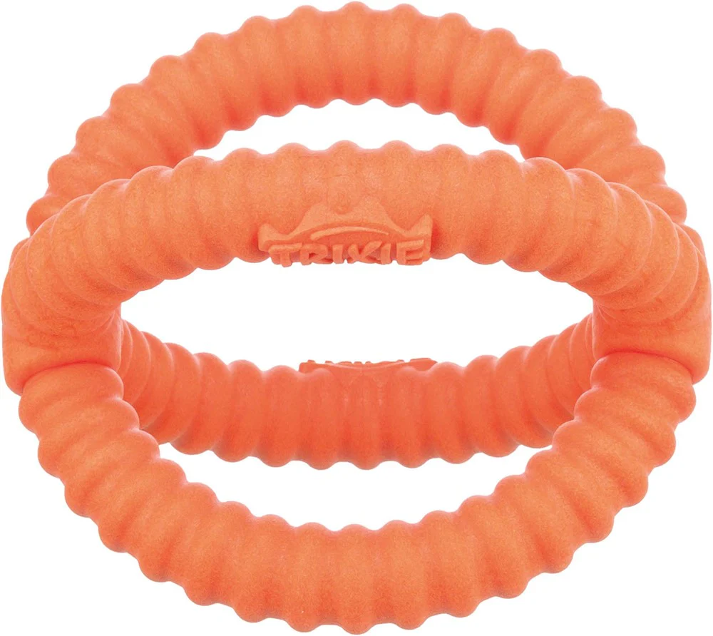 Aqua Toy tugger, TPR-foam flytande, ø 14 cm, orange