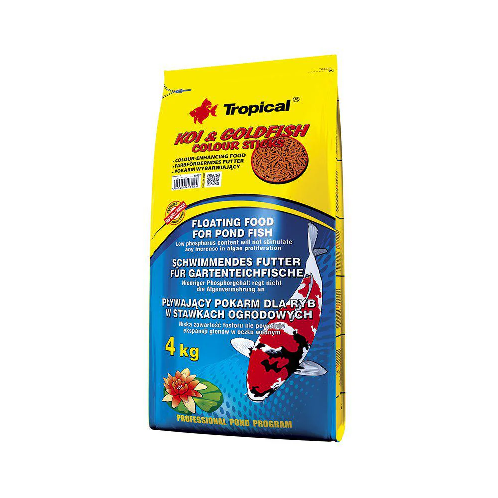 Tropical Koi & Goldfish Colour Sticks 4kg