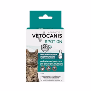 Anti-parasit Spot on Katt Vetocanis 2×1,2ml