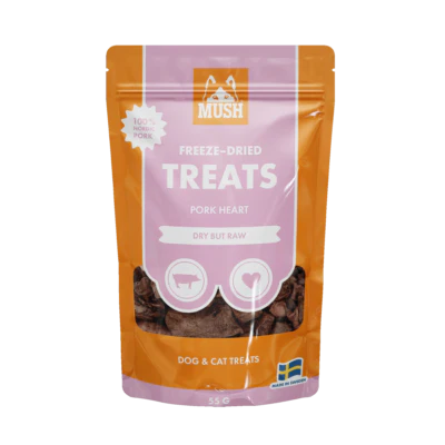 MUSH FREEZE-DRIED GRISHJÄRTA 50 G