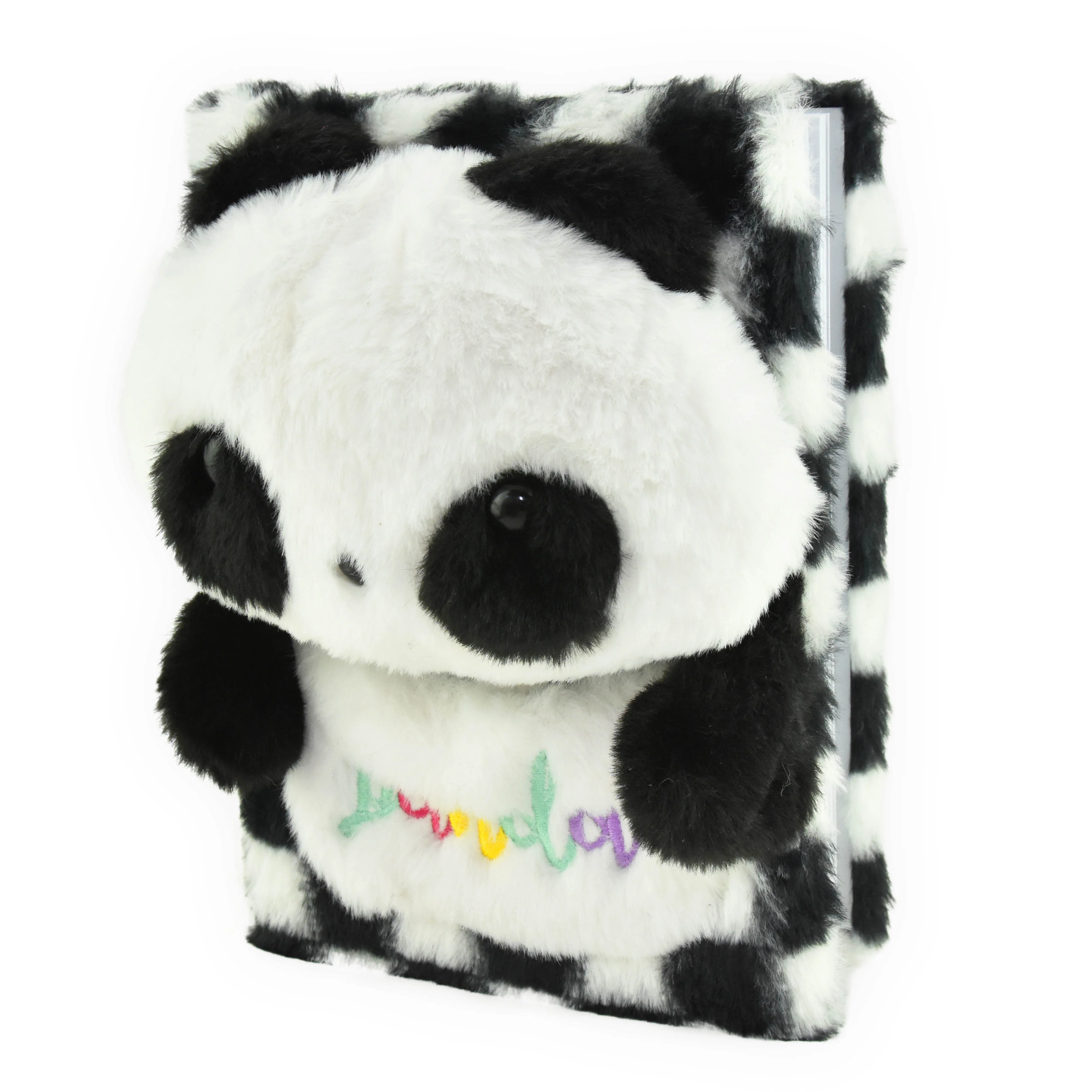 Anteckningsbok fluffig panda A5