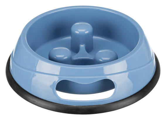 Matskål slow feed plast 0,9 L 23 cm
