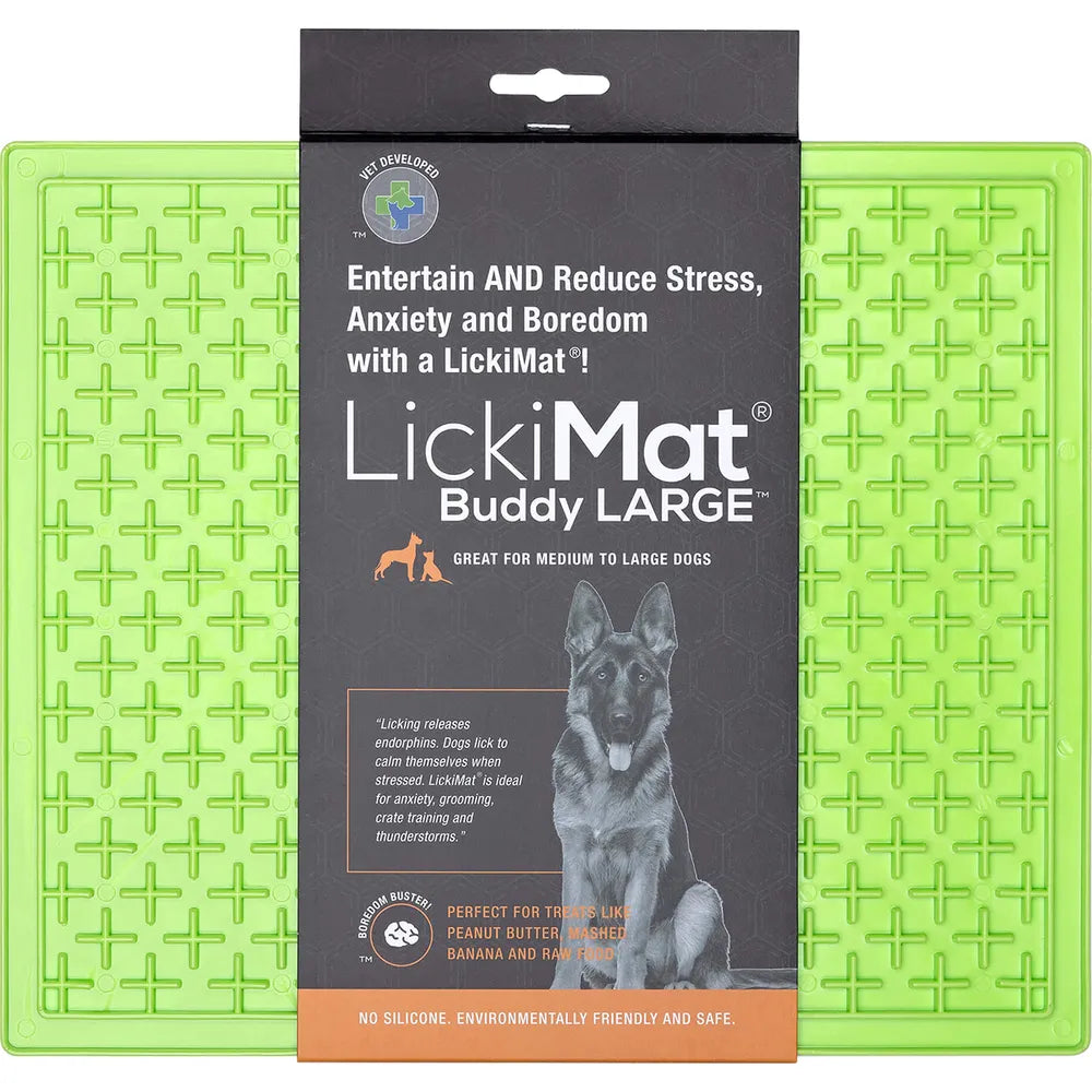 Hundskål Lickimat Buddy Xl Grön 30,5×25,5cm