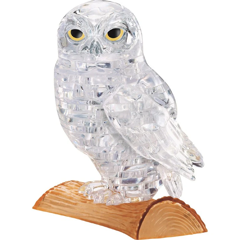 3D Crystal Puzzle Pussel uggla klar 42bitar