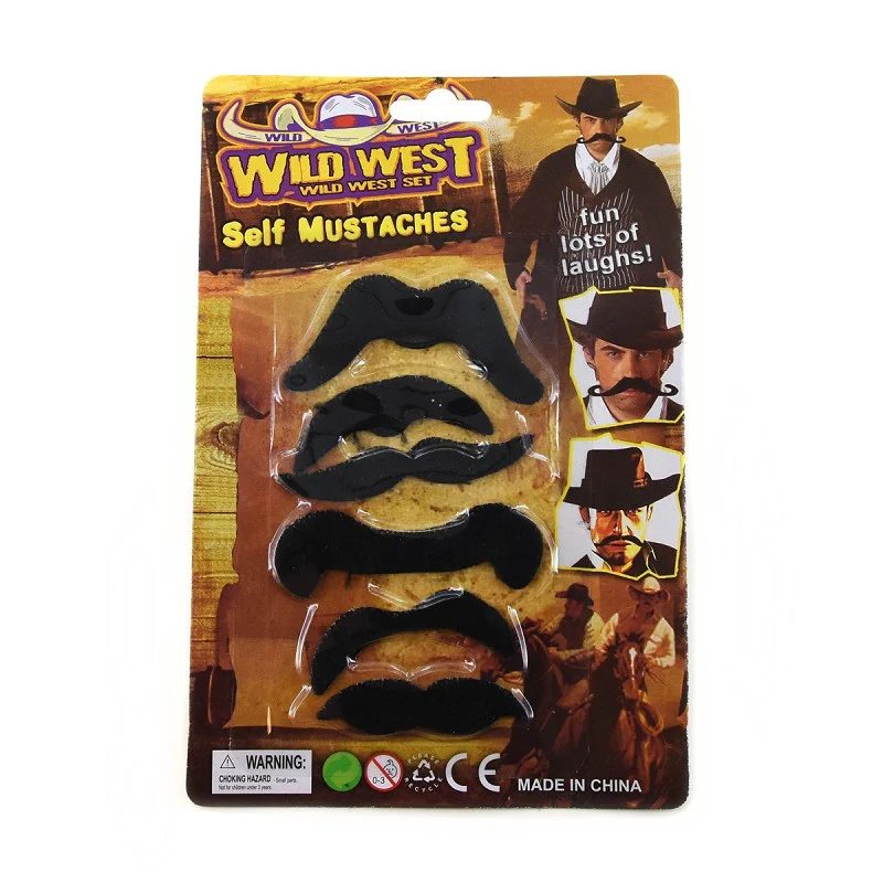 Mustaschset 6 st 7cm