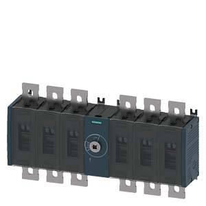 Lastströmbrytare 6-polig 500 A 8 NO, 8 öppnare 1200 V Siemens 3KD44600QE200
