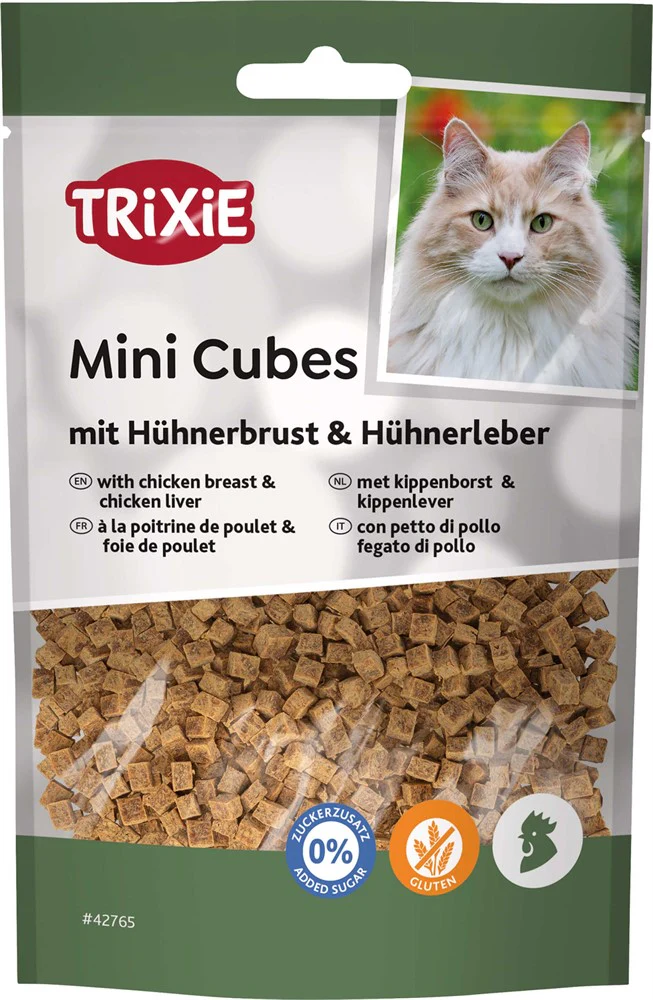 Mini Cubes med kycklingbröst och kycklinglever, 50 g