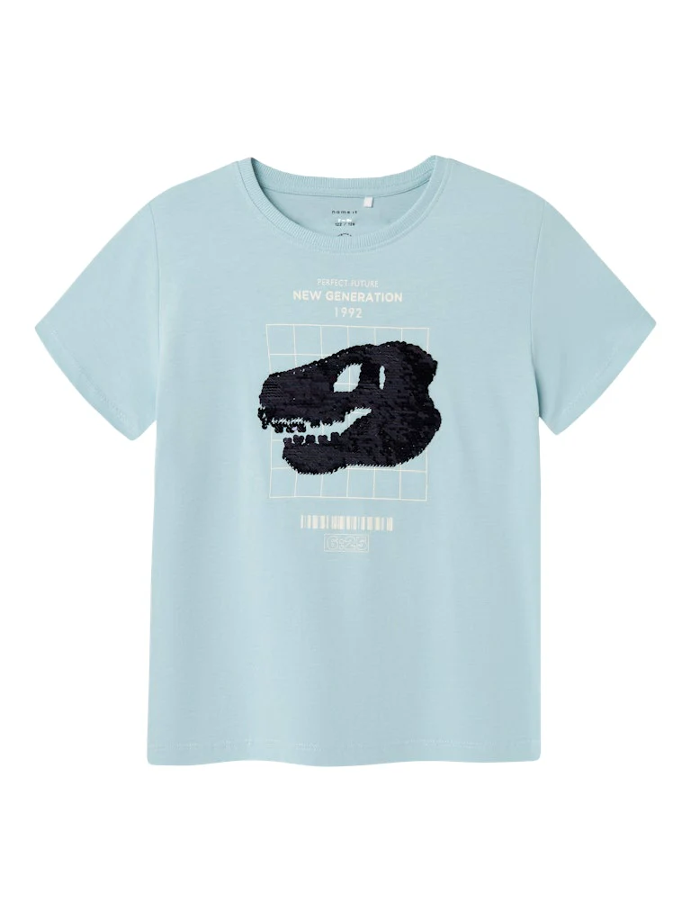 Dino T-shirt Paljetter