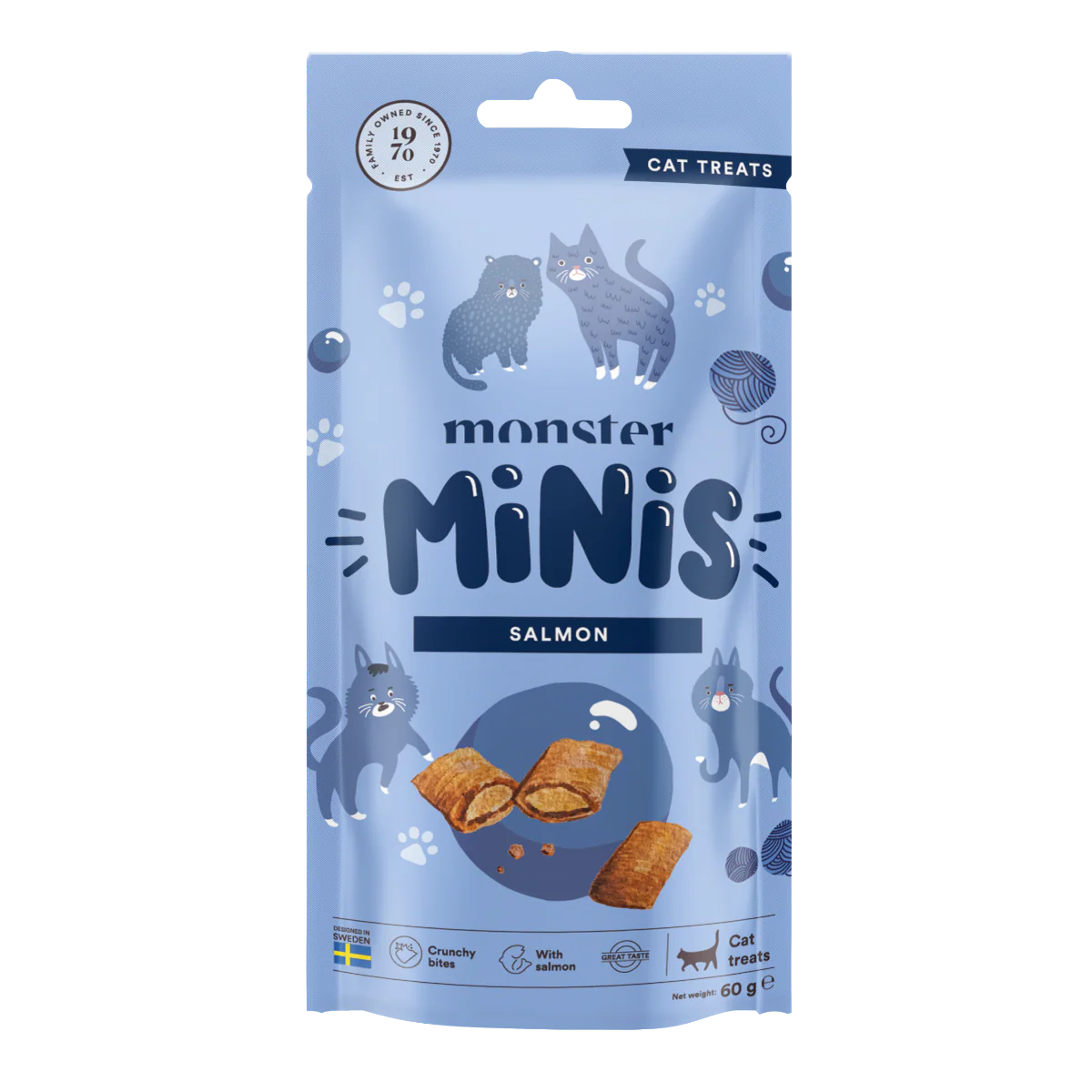 Monster Cat Minis Salmon 60g