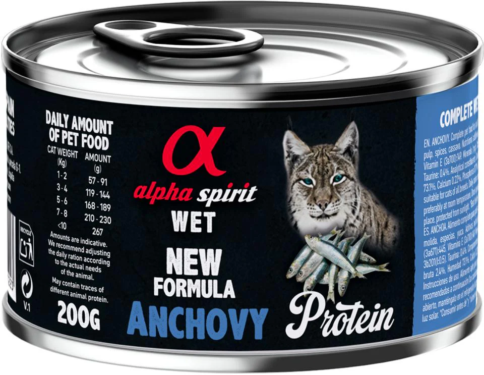 AlphaSpirit CAT Anchovy (ansjovis) 200g