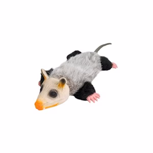 KW Opossum i plysch med Latexhuvud 38cm
