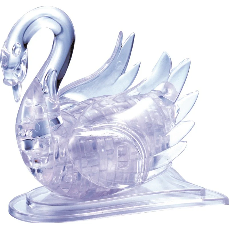 3D Crystal Puzzle Pussel svan 44 bitar
