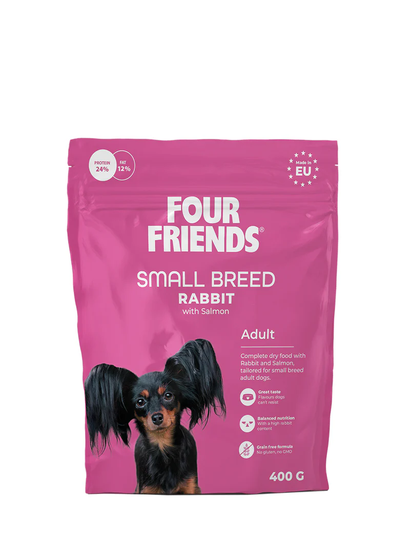 FourFriends Dog Small Breed Rabbit 400 g
