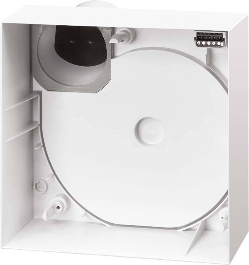 Helios Ventilatoren ELS-GAP -hölje Håldiameter: 80 mm Vit